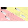 USB Type C – USB Type C laidas 60 W 1 m rožinis Kruger & Matz Basic