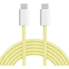 USB Type C – USB Type C laidas 60 W 1.5 m geltonas Kruger & Matz Basic