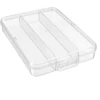 Uždaromas permatomas dėžučių rinkinys (10 dalių), 33x33x17 mm, mini organizatorius