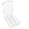 Uždaromas permatomas dėžučių rinkinys (10 dalių), 33x33x17 mm, mini organizatorius