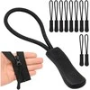 Oem Užtrauktuko slankiklio kabliukas - juodas 3.7 cm