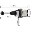 Valdymo svirties manipuliatorius - XP2-PA22 - 2 padėčių monostabilus jungiklis