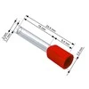 Blow Oem Vamzdelio formos jungtys 1.5/18 100vnt - raudona
