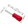 Blow Oem Vamzdelio formos jungtys 1.9/20mm 100vnt - raudona