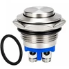 Vandalams atsparus mygtukas, 16 mm monostabilus, 2A, 250V, išsikišęs raktas