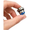 Vandalams atsparus mygtukas, 16 mm monostabilus, 2A, 250V, išsikišęs raktas