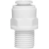 Oem Vandens greitoji jungtis - tiesi - 1/4" 6.5 mm kištukas, 12 mm sriegiuotas lizdas - žarnos jungtis - osmosas