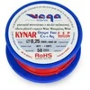 Vega Tronik Kynar sidabro dengtas vario surinkimo kabelis - 0.25 mm / AWG 30 - raudonas - 50m