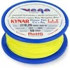 Vega Tronik Kynar sidabro dengtas vario surinkimo kabelis - 0.25 mm / AWG 30 - geltonas - 50 m