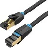 Vention 8 kategorija SFTP tinklo kabelio ventiliacija IKABD 0.5 m juoda