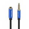 Vention 3.5 mm garso ilgintuvas su mėlynais aliuminio antgaliais