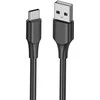 Vention USB 2.0 A į USB-C 3A kabelio ventiliacijos anga CTHBF 1 m juoda