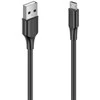 Vention USB 2.0 kištukas į mikro-B kištukas 2A 2m ventiliacija CTIBH (juoda)