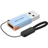 Vention USB adapteris CUAH0, USB-A 3.1 kištukinis USB-C lizdas (pilkas)