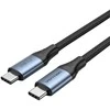Vention USB-C į USB-C 240 W ventiliacija TAVHF USB 4.0 5A 1m 40Gbps kabelis (pilkas)