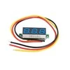 Oem Voltmetras 0-100V - 0.28” su laidais - mėlynas LED