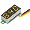 Oem Voltmetras 0-100V - 0.28' su laidais - geltonas LED