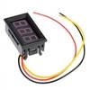 Oem Voltmetras nuolatinės įtampos 0-100V 0.36' - raudonas
