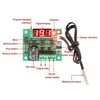 Oem W1209 1 Kanalo Relė Modulis su Temperatūros Jutikliu - termostatas