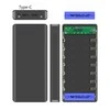 Oem W8 DIY išorinio akumuliatoriaus dėklas - 8x18650 - 20000mAh - C tipas - USB - microUSB