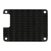 Waveshare Aliuminis radiatorius, skirtas Raspberry Pi Compute Module 4 su šilumai laidžia juosta, juodas