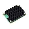 Waveshare Aliuminis radiatorius, skirtas Raspberry Pi Compute Module 4 su šilumai laidžia juosta, juodas