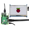 Oem Waveshare Talpinis Lietimui Jautrus Ekranas Raspberry Pi Mikrokompiuteriui - LCD IPS 7" (C) 1024x600px HDMI + USB + Dėžutė