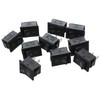 Oem XL601 raktinis jungiklis - 15x10mm - vienvietis - ON/OFF - juodas - 10 vnt.