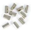 Grąžtas Oem Žalvariniai atstumo tarpikliai - sidabriniai - 10mm - 10 vnt