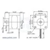 Oem Žingsninis variklis SY35ST28-0504A 200 žingsnių/aps 10V / 0.5A / 0.1Nm