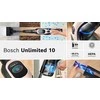 Dulkių siurblys-šluota Bosch Unlimited 10 BBS1041RBA, juodos ir šviesiai rožinės spalvos