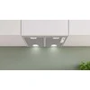 Bosch Serie 4 DHL555BM gartraukis Built-in Metallic, Sidabrinis 604 m³/h