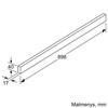Bosch DSZ4985 Ventiliacijos priedas, Nerūdijančio plieno