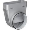 Bosch DZZ1WW1X1 Adapteris duct, ⌀ 150 mm, 90 °, round-flat