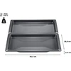 Bosch HEZ530000 Slim universal pan, 39 x 455 x 188 mm, tinka indaplovei