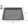 Bosch HEZ532010 Universali keptuvė, 38 x 455 x 375 mm, non stick coating
