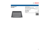 Bosch HEZ532010 Universali keptuvė, 38 x 455 x 375 mm, non stick coating