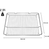 Bosch HEZ634000 Vielinė lentyna, 31 x 455 x 375 mm, tinka indaplovei