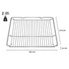 Bosch HEZ634000 Vielinė lentyna, 31 x 455 x 375 mm, tinka indaplovei
