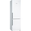 Bosch KGN39VWEQ Serija 4, Laisvai statomas šaldytuvas-šaldiklis su šaldiklio skyriumi apačioje, 203 x 60 cm, Baltas, Total No Frost