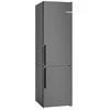 Bosch KGN39VXBT Serija 4, Laisvai statomas šaldytuvas-šaldiklis su šaldiklio skyriumi apačioje, 203 x 60 cm, Juodas stainless steel