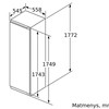 Bosch KIR81ADE0 Serie | 6, Įmontuojamasis šaldytuvas, 177.5 x 56 cm