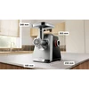 Bosch MFWS820M Serija 8, Mėsmalė, MultiPower, 2500 W, Nerūdijančio plieno