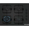 Bosch POH6B6K30 Serija 2, Dujinė kaitlentė, 60 cm, Kietas stiklas, Juodas