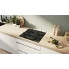 Bosch PPP6A6I10 Serija 6, Dujinė kaitlentė, 60 cm, Kietas stiklas, Juodas