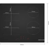 Bosch PVS61AHC1E Serija 6, Indukcinė kaitlentė, 60 cm, Matinė juoda, kaitlentė be rėmo
