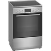Bosch HKR39A250U Serija 4, Laisvai statoma elektrinė viryklė, Nerūdijančio plieno
