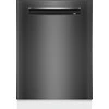 Bosch SMP4ECC72S Serija 4, Indaplovė, montuojama iš apačios, 60 cm, Juodas šlifuotas plienas, atsparus pirštų atspaudams