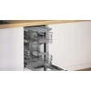 Bosch SPU4HMS13E Serija 4, Indaplovė, montuojama iš apačios, 45 cm, Šlifuotas plienas