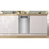 Bosch SPU4HMS13E Serija 4, Indaplovė, montuojama iš apačios, 45 cm, Šlifuotas plienas